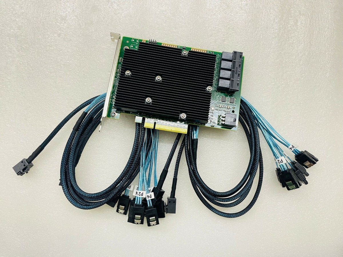 LSI SAS 9300-16I 12GB/S HBA BUS ADAPTER CARD IT Mode 4*SFF