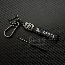 Toyota Genuine Leather Keychain US Seller Free Shipping
