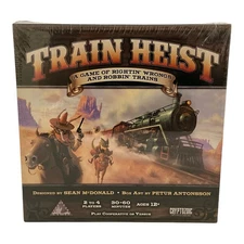 Train Heist Board Game New Sealed Ages 12+ Family Cooperative Versus Play