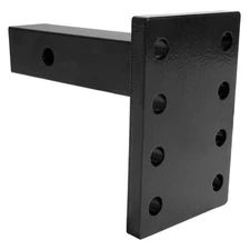 Hitch Hook Mounting Plate 3 Position Adjustable 20000lb For 2" Receiver Towing