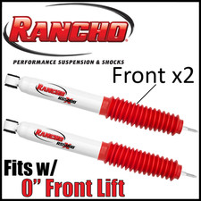 Rancho Front Gas Shocks Absorbers Pair Fits 1997-2006 Jeep Wrangler Tj W0 Lift