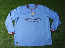 MANCHESTER CITY 2022/2023 FOOTBALL L/S SHIRT JERSEY HOME PUMA ORIGINAL SIZE XXL