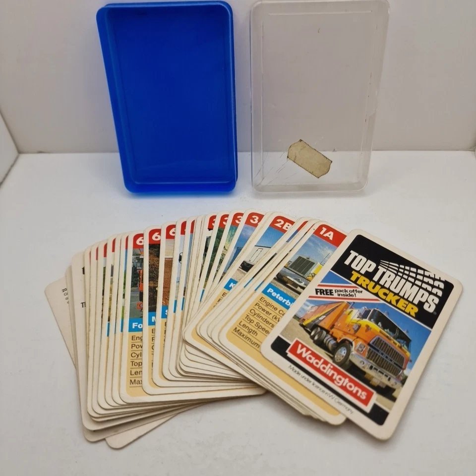 Vintage Waddingtons Top Trumps International Series 1983 - 1985 Trucker - Image 2 of 4