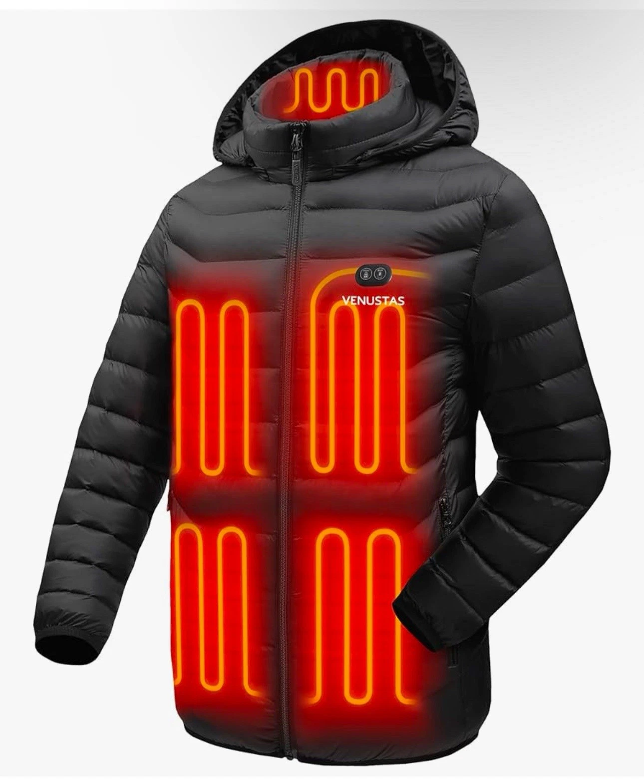 Venustas Unisex Heated Jacket with Battery, Heated Coat for Women and Men Size L
Opens in a new wind