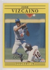 1991 Fleer Jose Vizcaino #223 gp1