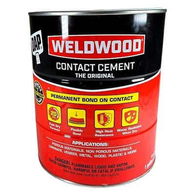 DAP Weldwood 49834 1 Gallon Original Contact Cement Adhesive