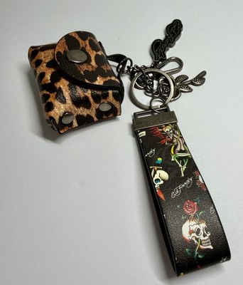 ED HARDY CLUSTER HANDBAG CHARM  MULTI/GUNMETAL  NWOT