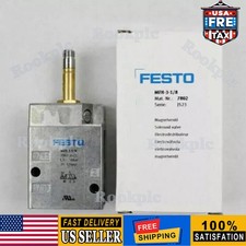 US FREE TAX New FESTO MFH-3-1/8 7802 Air Solenoid Valve, 1.5-8Bar, 21-120psi