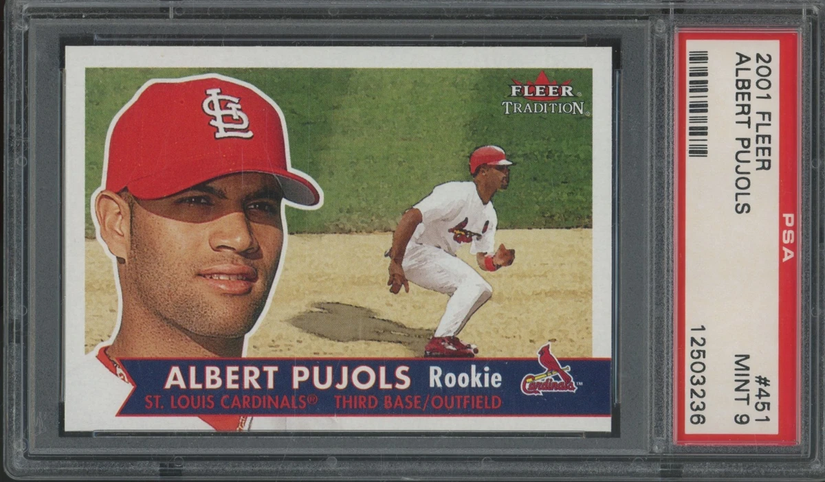 Fleer Albert Pujols Rookie Baseball Sports Trading Cards