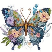 Butterfly Special Shape Diamond Art Kits for Adults 12x12 Inch