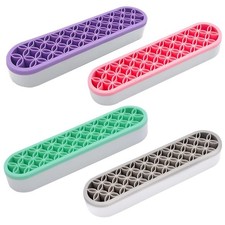 4 PCS Multi-Purpose Cosmetic Storage Box, Desktop Organizers Silicone Make Up...