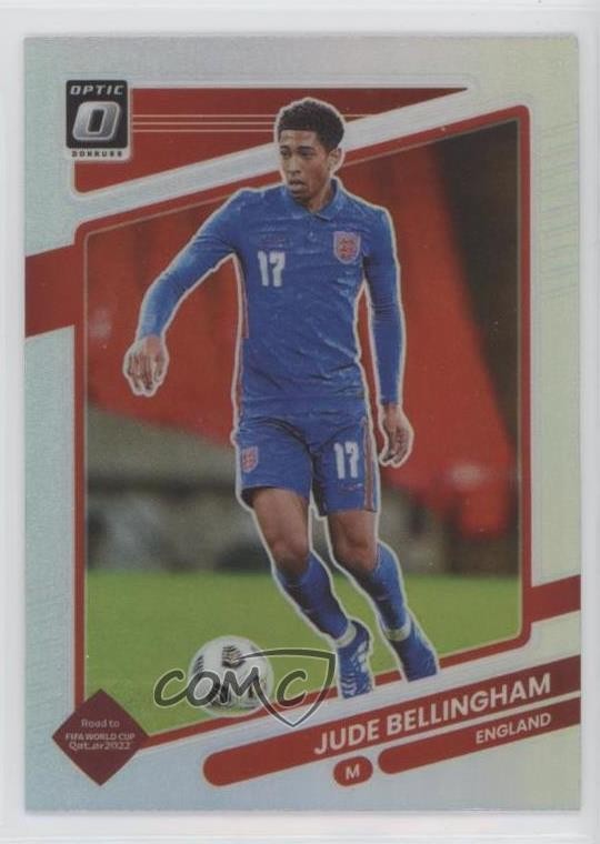 2021-22 Panini Donruss Road to Qatar Optic Holo Prizm Jude Bellingham #48 10dw
