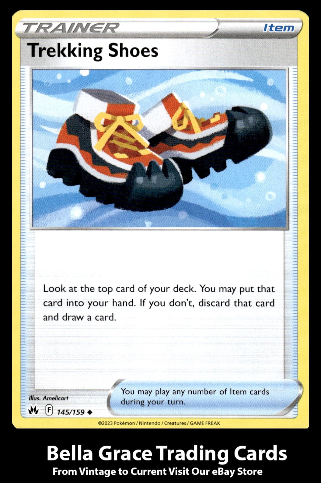 Trekking Shoes #145/159 Prize Pack Series Cards Uncommon Pokemon