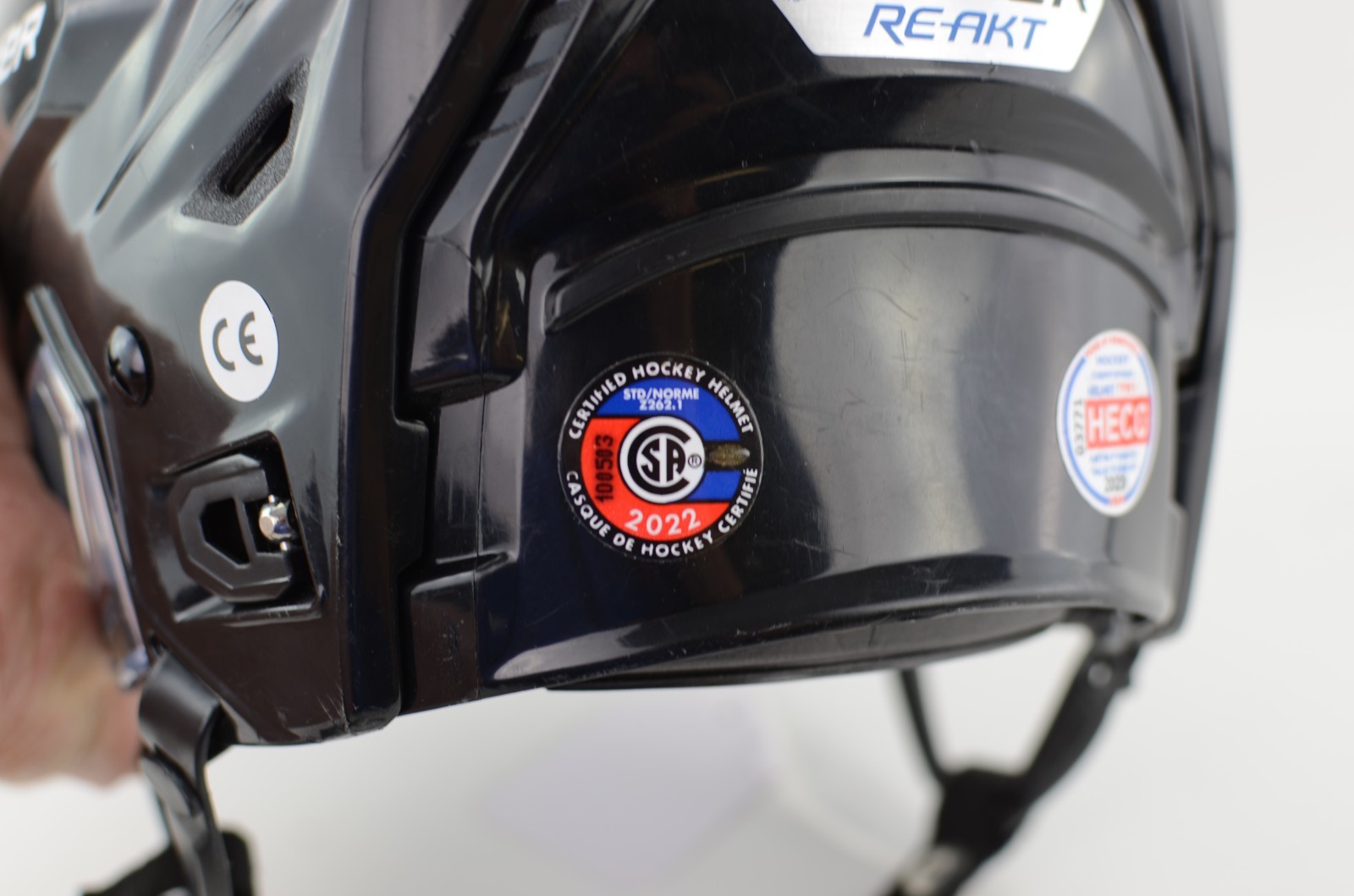 Bauer REAKT Custom Ice Hockey Helmet Size Medium Black (0828-1532)