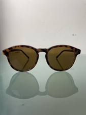 Vtg Levis W1108 Round Sunglasses Bausch Lomb Tortoise Shell Frame Brown Lenses