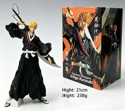 21cm Bleach Ichigo Aizen Hitsugaya PVC Anime Action Figure Collectible Toy