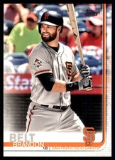 Brandon Belt 2019 Topps #148 San Francisco Giants MLB READ FREE SHIPPING