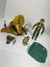 GI Joe Hasbro 1986 Serpentor V1 Cobra Emperor With Air Chariot Complete