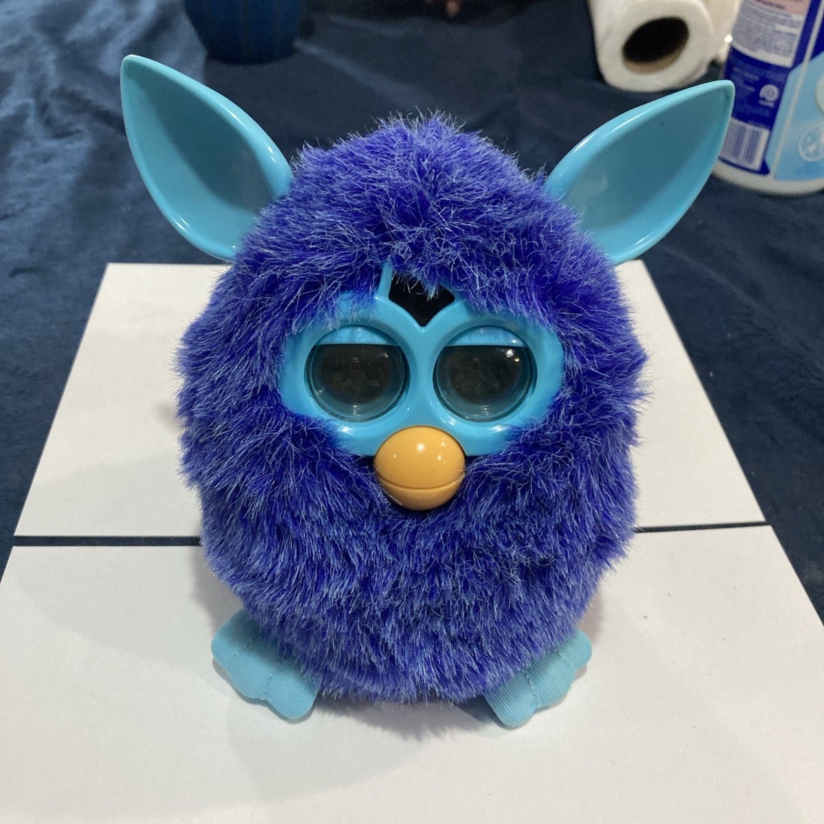 Furby 新品未使用 青色 FURBY Electronic Toy Hasbro 2012 Purple Blue Untested Childhood