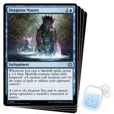 DEEPROOT WATERS X4 The Lost Caverns Of Ixalan: Commander Magic MTG MINT CARD