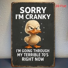 2D Vintage Metal Sign Humorous Home Bar Cafe Garage Room Wall Decor Funny Gifts