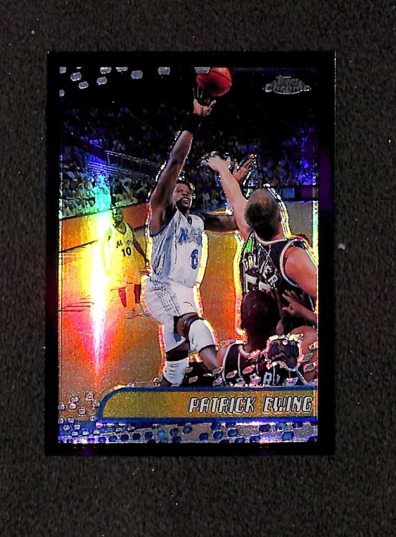 2001-02 Topps Chrome Patrick Ewing #33 Refractor Black Border /50 IC1415
