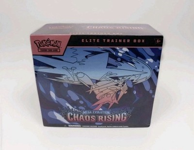 Pokemon TCG Chaos Rising Etb Brand New Sealed Free Shipping Mega Evolution