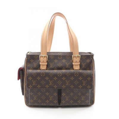 LOUIS VUITTON Multiple Cite Shoulder Handbag Monogram Canvas Brown M51162