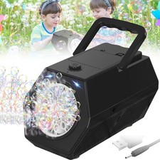 Automatisch Seifenblasenmaschine Tragbar Bubble Machine Party Seifenblasenwerfer