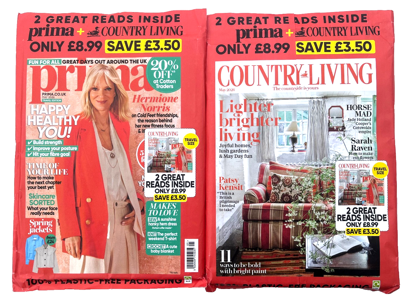 COUNTRY LIVING / PRIMA TWO MAGAZINE PACK JUNE 2025 ~ OTI MABUSE ~ NEW ~ - Image 41