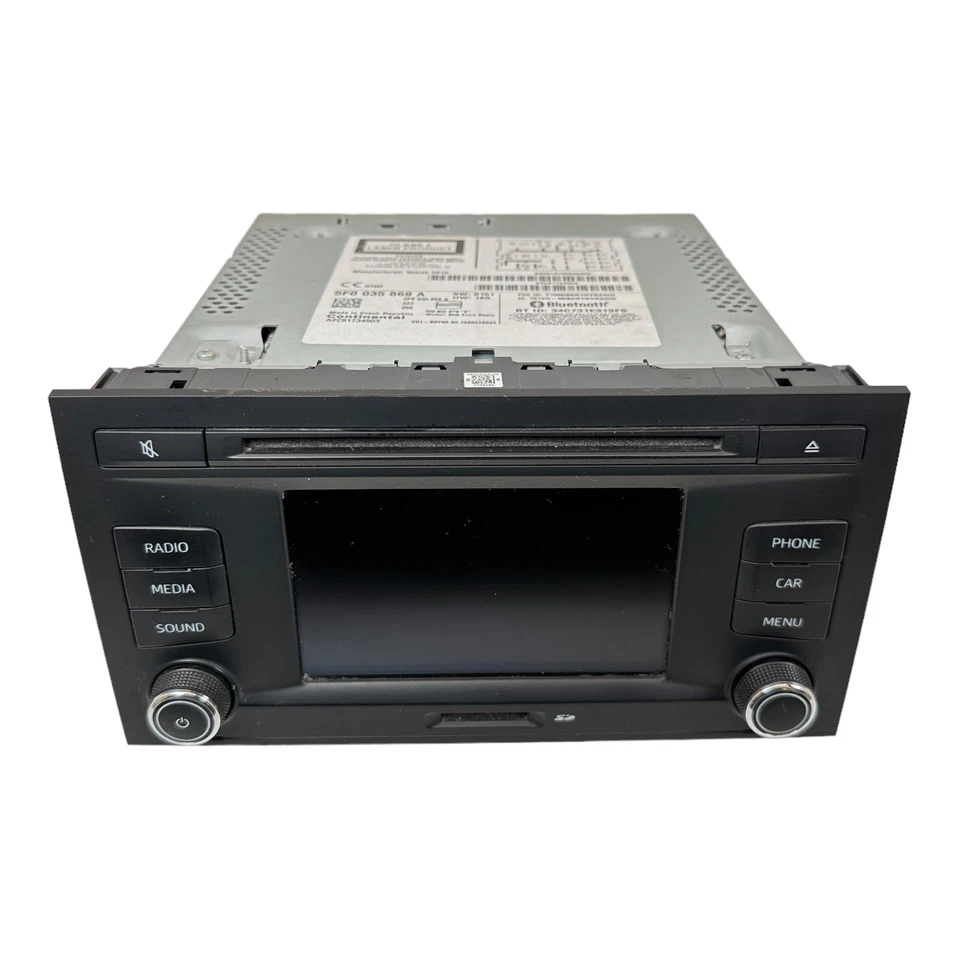 Radio original Autoradio Entry Plus Seat Leon 5F 5F0035869A - Bild 2 von 4