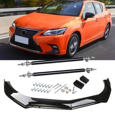 Glossy Black For Lexus CT 200h Front Bumper Lip Chin Splitter Diffuser Body Kit