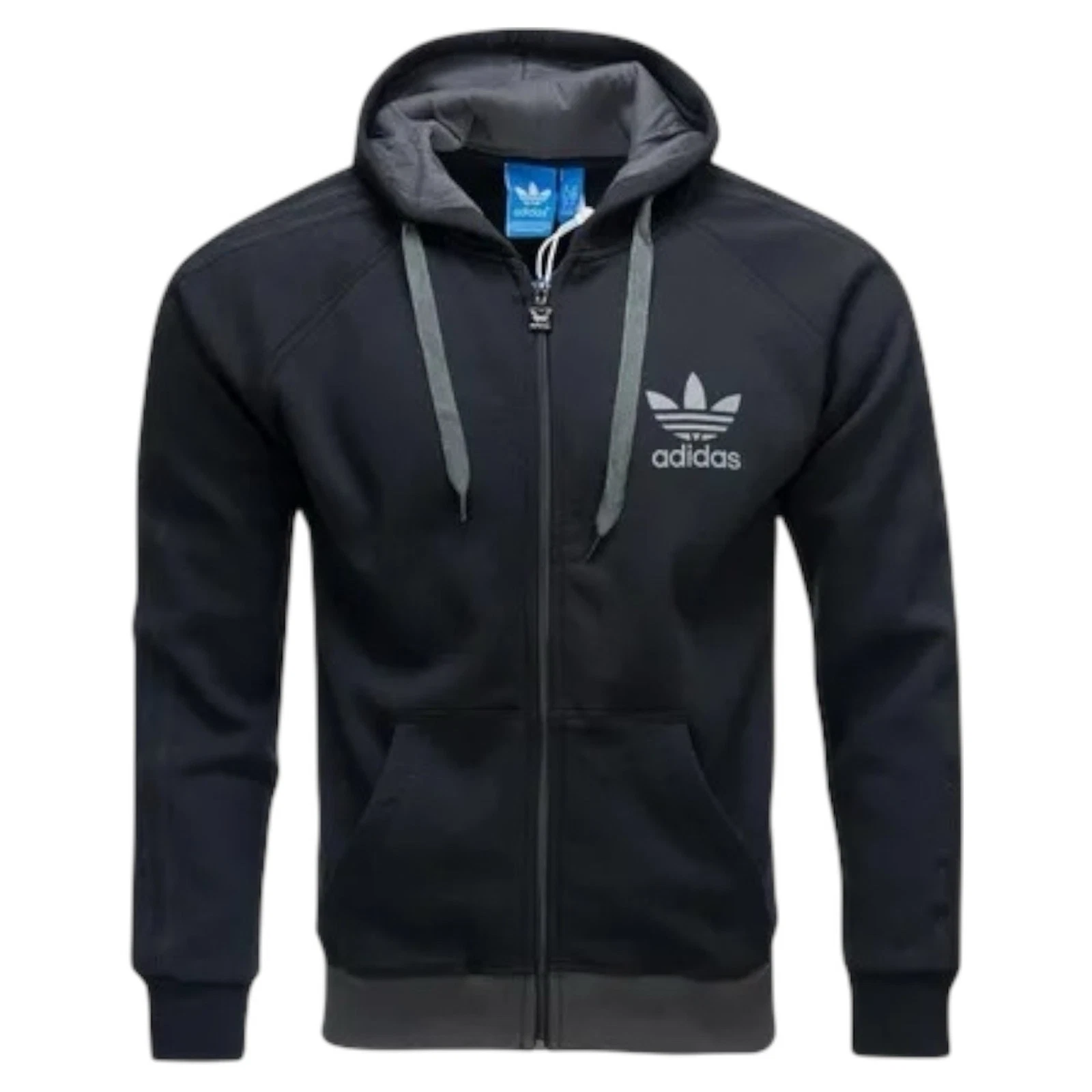 Adidas Mens Full Zip Up Fleece Hoodie & Joggers Black/Grey
Opens in a new window or tab