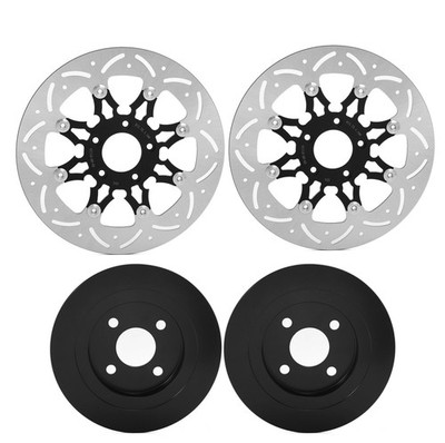 4X Floating Front Rear Brake Rotors For Harley FLRT Freewheeler Trike 1690 15-23