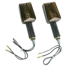 K&S Technologies 25-8129 MARKER LIGHTS,MINI-STALK,BLACK,(S/F)SMOKE,LONG STEM