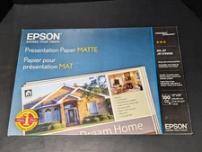 Epson Presentation Paper MATTE (13x19 Inches, 100 Sheets)