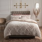 Sleepdown Ruched Diamond Faux Fur Fleece Thermal Warm Cosy Super Soft Duvet