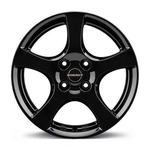 4 Borbet Felgen F 6x15 ET35 4x100 SW für Chevrolet Aveo Kalos Spark - Bild 2 von 5