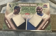 2002 FLEER PLATINUM CARLOS DELGADO FRANK THOMAS DUAL SP 1444/2000 Cornerstones