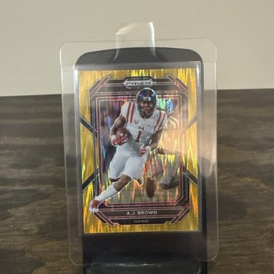 2023 Panini Prizm Draft Picks A. J. Brown Gold Flash 11/49 #134