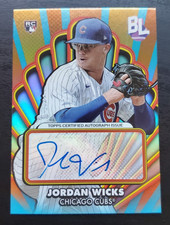 2024 Topps Big League Jordan Wicks Opening Night Auto RC #OAA-JWI Chicago Cubs