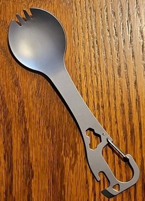 Camping Fork Spoon Cookware Outdoor Utensils for Hunting BBQ Backpacking
