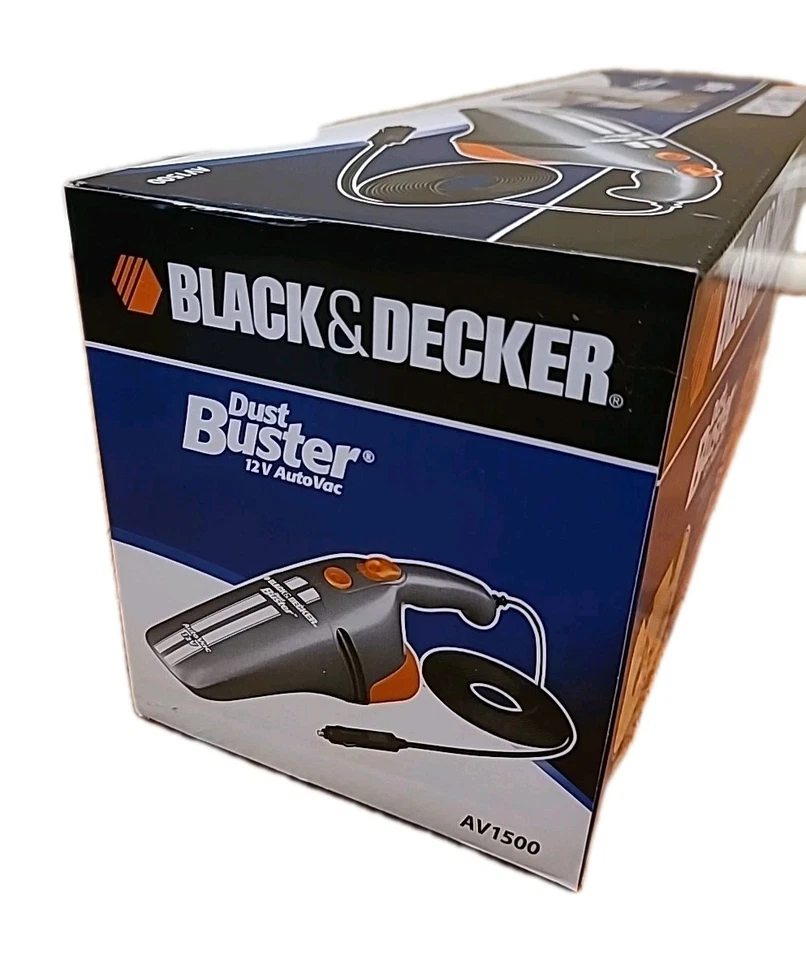 NOS Black & Decker AV1500 12V DustBuster Car Auto Vacuum Brand NEW Sealed - Image 2 of 4