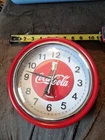 Vintage Style Design Coca-Cola Battery Operated Wall Hanging Clock WORKS!!