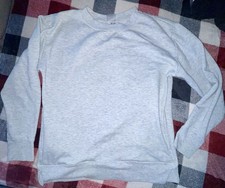 Danskin Women's Gray Pullover Crew Neck Sweatshirt Long Sleeve Size S