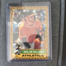 Topps Heritage High Number Rookie Color Willie MacIver Athletics #533 /76 2025
