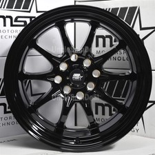Staggered 15x8 15x9 4x100 4x114.3 0 Offset Mst Mt11 Gloss Black 10 Spokes Wheels
