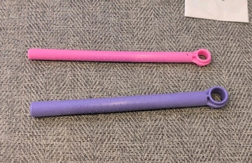 Conair Hot Sticks 14 Flexible Rod Rollers Curlers Pink Purple Original Box - Picture 4 of 8