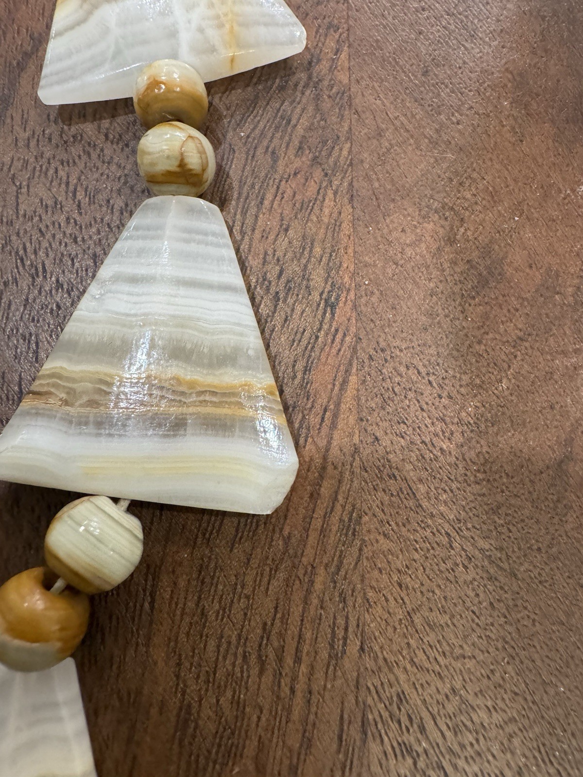 Handmade Beaded Statement Necklace Headdress Natu… - image 8