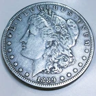1889-CC Morgan Silver Dollar Beautiful High Grade Coin Very Rare Date